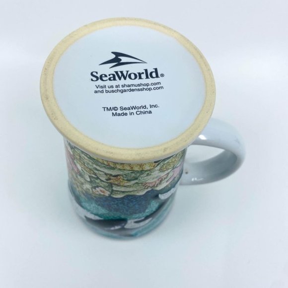 Sea World 3D Orca Coffee Mug Tall Cup Souvenir - Picture 3 of 6